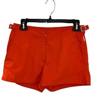 Orlebar Brown Women's Orange Whippet Swim Shorts Excellent Condition sz 2